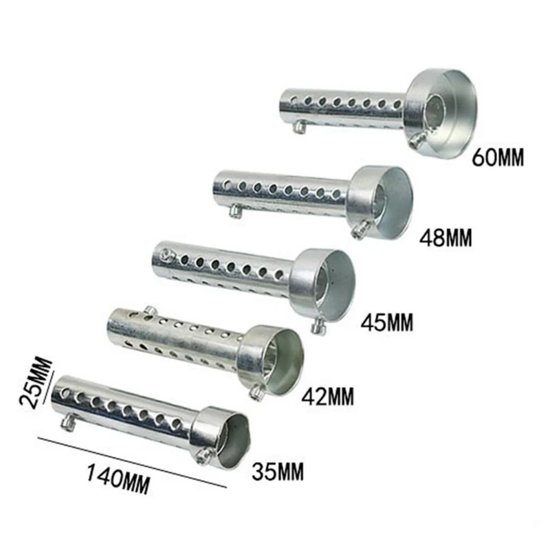 35/42/45/48/60*140mm Universal Motorcycle Stainless Steel Exhaust Muffler Adjustable DB Killer Silencer Noise Sound Eliminator
35/42/45/48/60*140mm Universal Motorcycle Stainless Steel Exhaust Muffler Adjustable DB Killer Silencer Noise Sound Eliminator