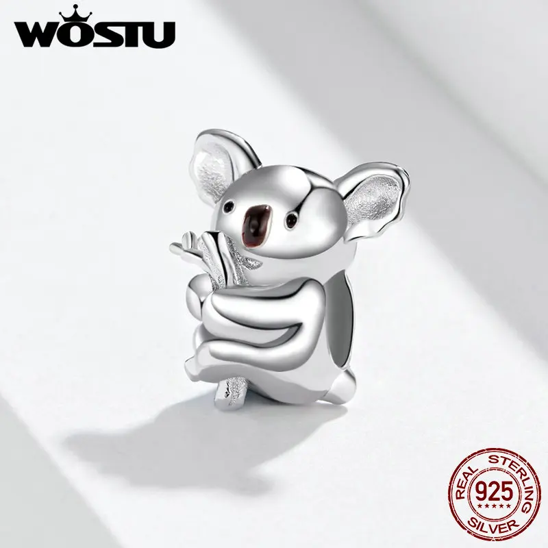 WOSTU модные бусы Koala Zoo, 100% Стерлинговое Серебро 925 пробы, очаровательный оригинальный браслет DIY, Подвеска серебряные ювелирные изделия, изгот...
WOSTU модные бусы Koala Zoo, 100% Стерлинговое Серебро 925 пробы, очаровательный оригинальный браслет DIY, Подвеска серебряные ювелирные изделия, изгот...
