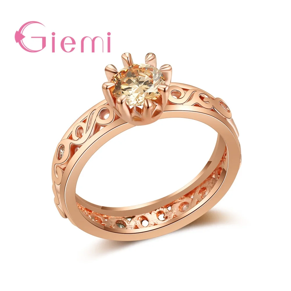 Elegant Classic Wedding Engagement Jewelry Promise Ring For Women Rose Gold Color Ring Top Quality Gifts Fast Shipping
Elegant Classic Wedding Engagement Jewelry Promise Ring For Women Rose Gold Color Ring Top Quality Gifts Fast Shipping