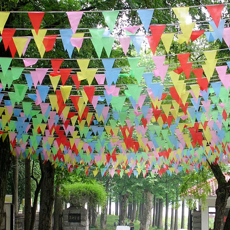 80m Colorful Flag Festival Party Holiday Decoration Christmas Strap Wedding Festival Pennant String Banner Buntings
80m Colorful Flag Festival Party Holiday Decoration Christmas Strap Wedding Festival Pennant String Banner Buntings