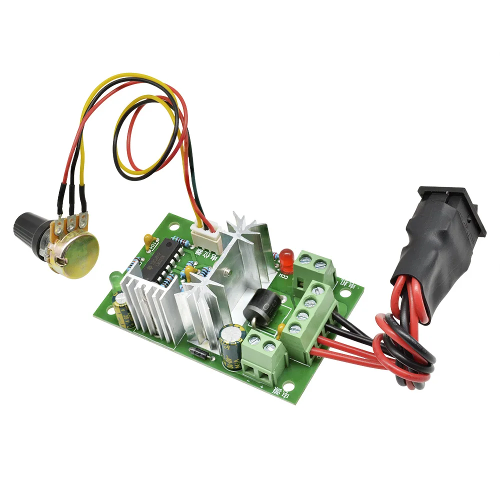 DC 6-30 V 80 W 10A L0371 pwm регулятор скорости двигателя + переключатель потенциометра |