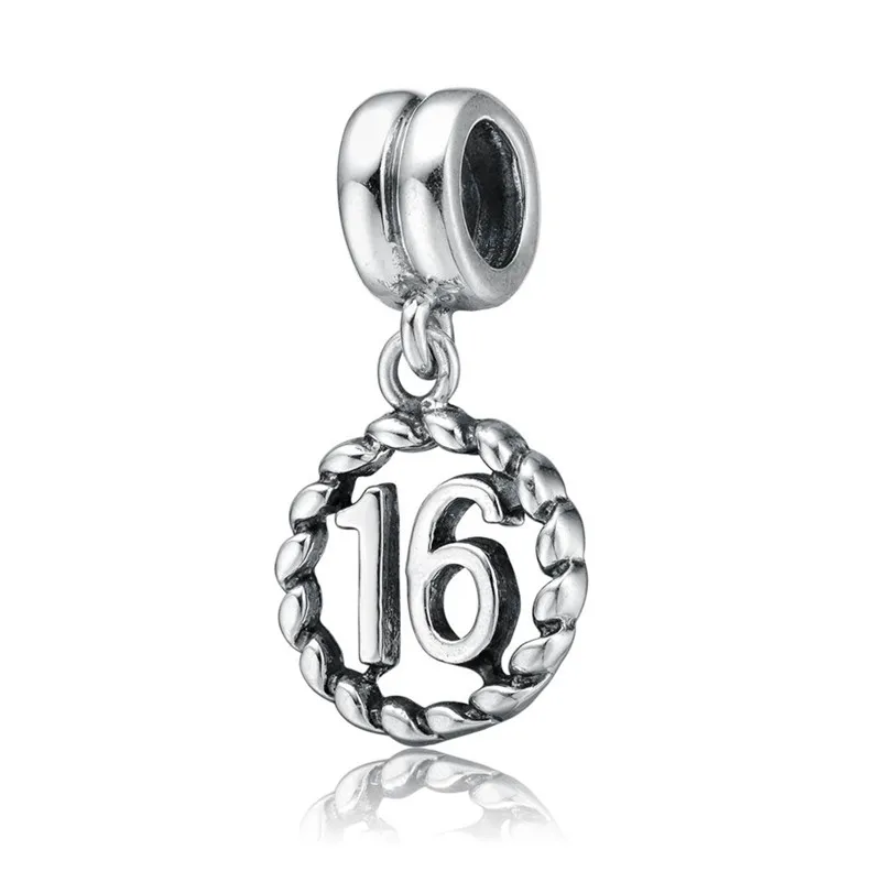 Aceworks Luck Numbers Charm 925 Silver Pendants 16 Digital Fit European Bracelet Women Silver Jewelry Fashion DIY Bead CM144
Aceworks Luck Numbers Charm 925 Silver Pendants 16 Digital Fit European Bracelet Women Silver Jewelry Fashion DIY Bead CM144
