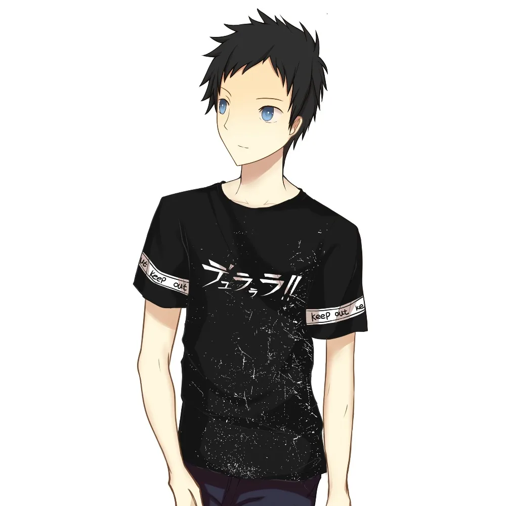 Free shipping DuRaRaRa Anime Cos short-sleeved round neck men and women summer Full-color T-shirt
Free shipping DuRaRaRa Anime Cos short-sleeved round neck men and women summer Full-color T-shirt