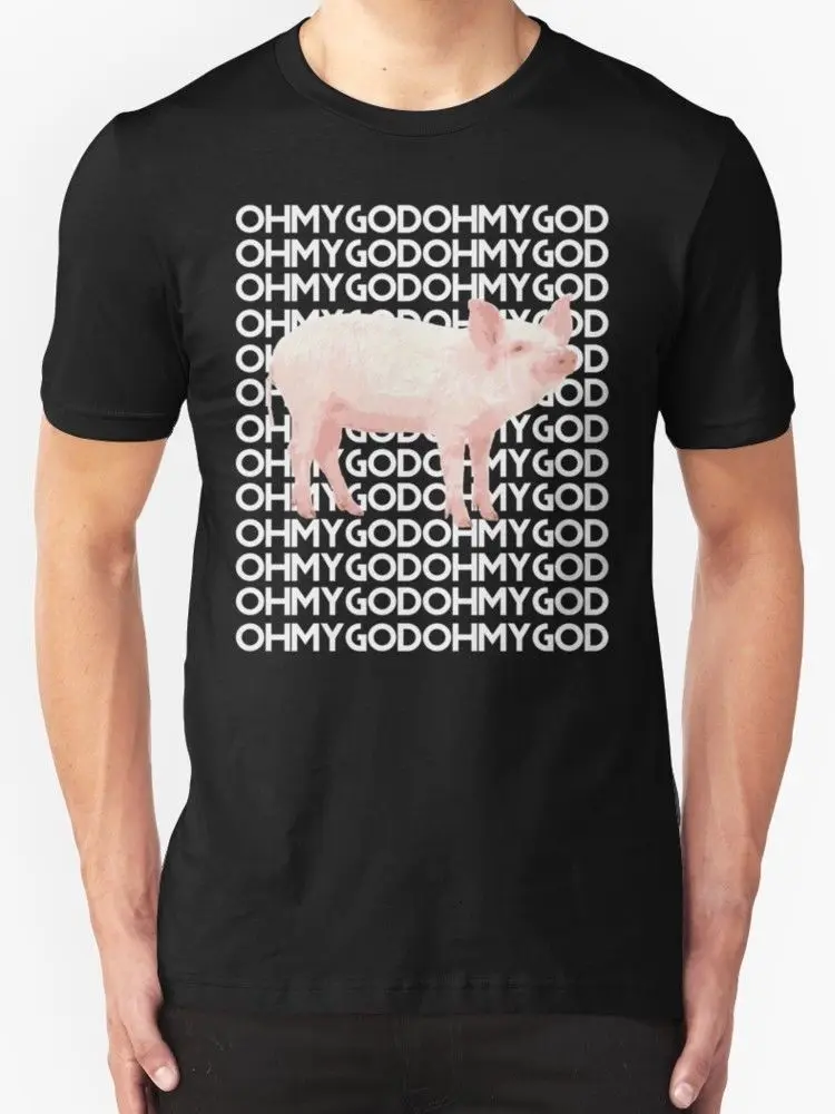 Oh My God Pig Shane Доусон новая футболка мужская Black2018 | Мужская одежда