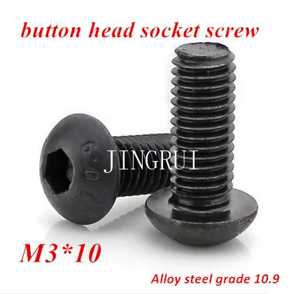 200pcs M3*10 Hexagon Socket Button Head Cap Screw Grade 10.9 Alloy Steel ISO7380 M3X3/4/5/6/8/10/12/16/20/25/30/35/40/45mm
200pcs M3*10 Hexagon Socket Button Head Cap Screw Grade 10.9 Alloy Steel ISO7380 M3X3/4/5/6/8/10/12/16/20/25/30/35/40/45mm