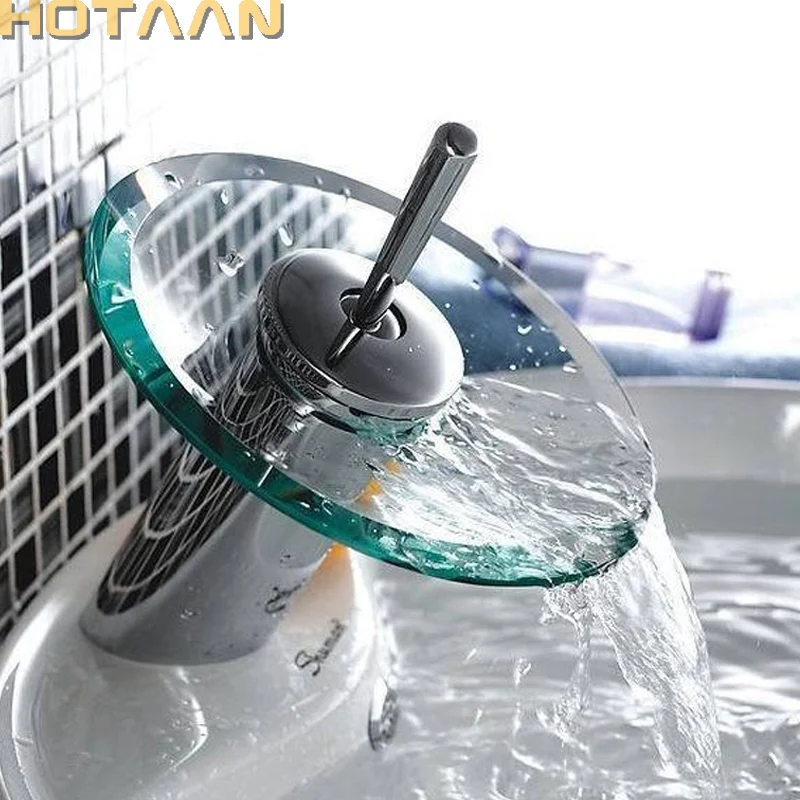 HOTAAN Excellent Quality Solid brass Bathroom Basin Mixer Tap Waterfall Faucet Sink Vessel Chrome Polished Finish Glass YT-5029
HOTAAN Excellent Quality Solid brass Bathroom Basin Mixer Tap Waterfall Faucet Sink Vessel Chrome Polished Finish Glass YT-5029