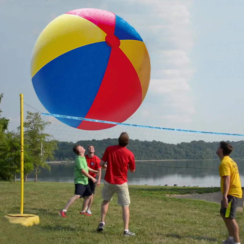 130cm/150cm Giant Colorful Water Balloons For Adult Children Charm Super Large Inflatable Beach Ball Pool Outdoor Family Toys
130cm/150cm Giant Colorful Water Balloons For Adult Children Charm Super Large Inflatable Beach Ball Pool Outdoor Family Toys