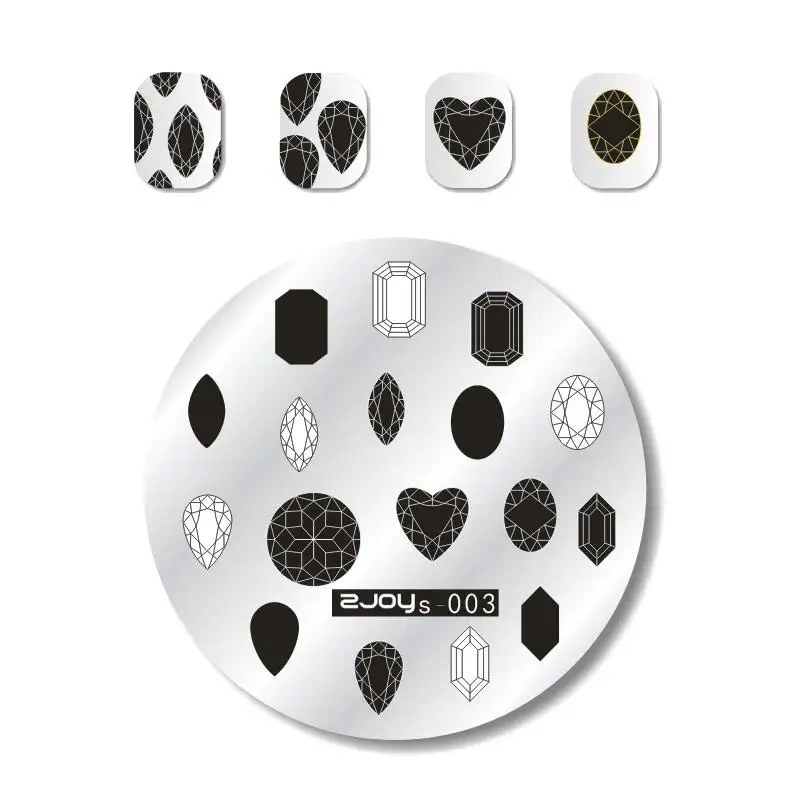 ZJOYS-003 NEW Style Fashion Design DIY 1PC Nail Image Stamping Plates 3D Round Nail Art Templates Stencils Manicure Tools
ZJOYS-003 NEW Style Fashion Design DIY 1PC Nail Image Stamping Plates 3D Round Nail Art Templates Stencils Manicure Tools