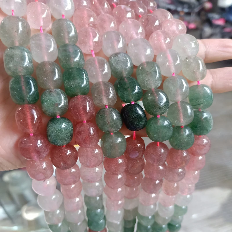 About 12x16mm Genuine Natural Strawberry Quartz Stone Beads For Jewelry Making Loose Red/Green Strawberry Quartz Beads DIY
About 12x16mm Genuine Natural Strawberry Quartz Stone Beads For Jewelry Making Loose Red/Green Strawberry Quartz Beads DIY