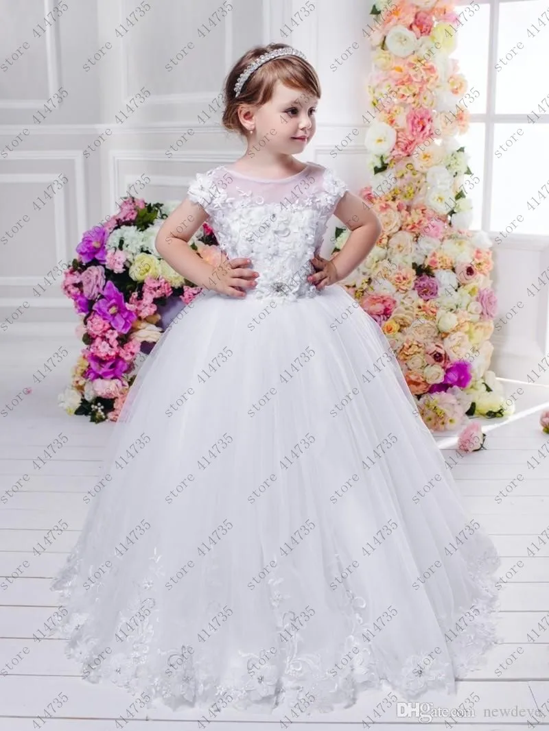 2019 White flower girl dresses for weddings lace vestido primera comunion 2-14 girls pageant dresses
2019 White flower girl dresses for weddings lace vestido primera comunion 2-14 girls pageant dresses