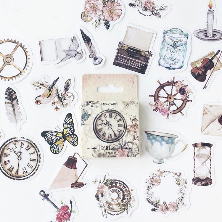 44pcs steam age flower and feather design sticker as Gift Tag Christmas gift Decoration scrapbooking DIY Sticker
44pcs steam age flower and feather design sticker as Gift Tag Christmas gift Decoration scrapbooking DIY Sticker
