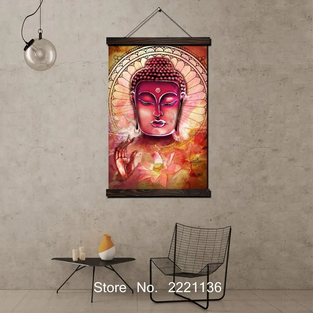 Buddha Mural HD Paint Scroll Painting HD Wall Art Hanging Canvas Painting HD Printed Pictures for Living Room Decoration
Buddha Mural HD Paint Scroll Painting HD Wall Art Hanging Canvas Painting HD Printed Pictures for Living Room Decoration
