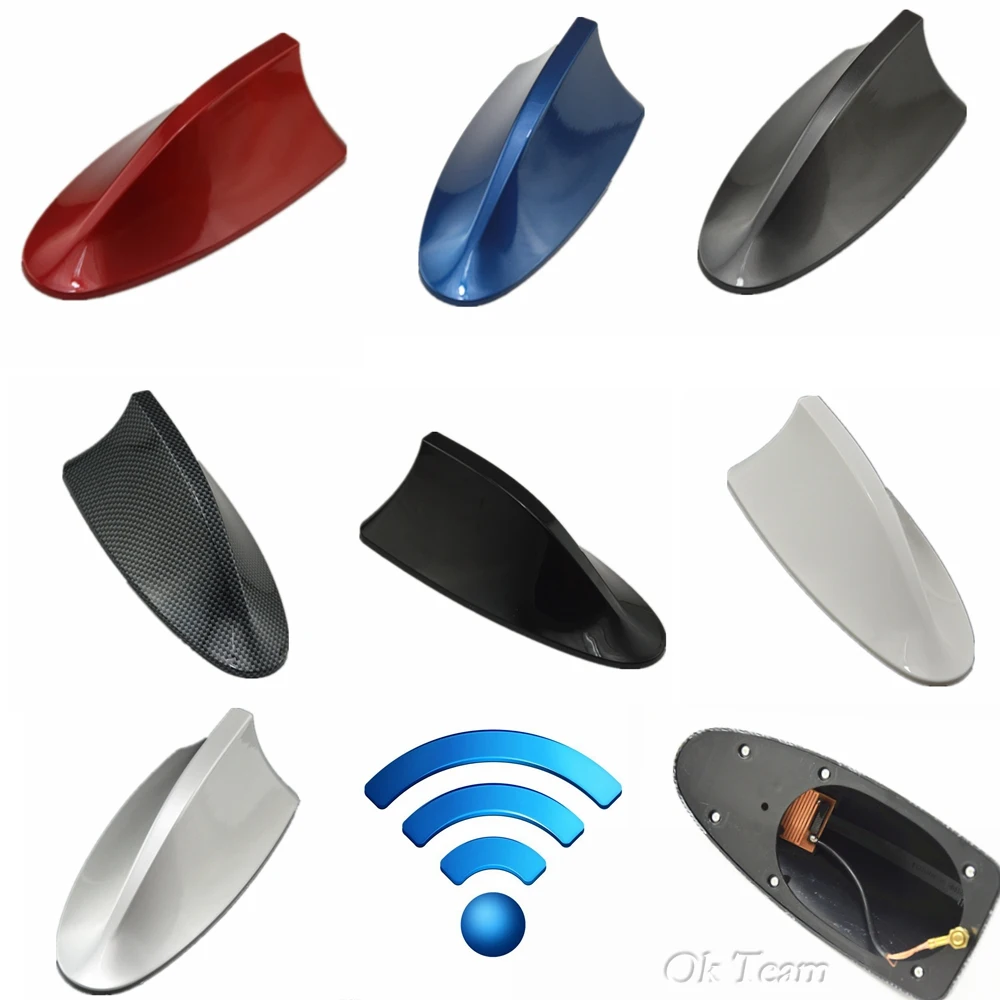 1pcs Universal Car Auto SUV Roof Special Radio FM Shark Fin Antenna Aerial Signal Auto Accessories black Red Blue White 8Colors
1pcs Universal Car Auto SUV Roof Special Radio FM Shark Fin Antenna Aerial Signal Auto Accessories black Red Blue White 8Colors