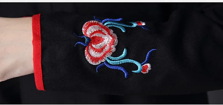 Free shipping Spring long-sleeved Chinese national style big size hit color loosen casual embroidered dress for women
Free shipping Spring long-sleeved Chinese national style big size hit color loosen casual embroidered dress for women