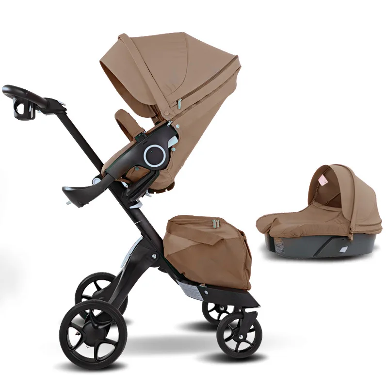 DSLAND High Landscape Aluminium Alloy Baby Stroller Can Sit Reclining Foldable Reversible Baby Four-wheeler Carts 0-4Y
DSLAND High Landscape Aluminium Alloy Baby Stroller Can Sit Reclining Foldable Reversible Baby Four-wheeler Carts 0-4Y