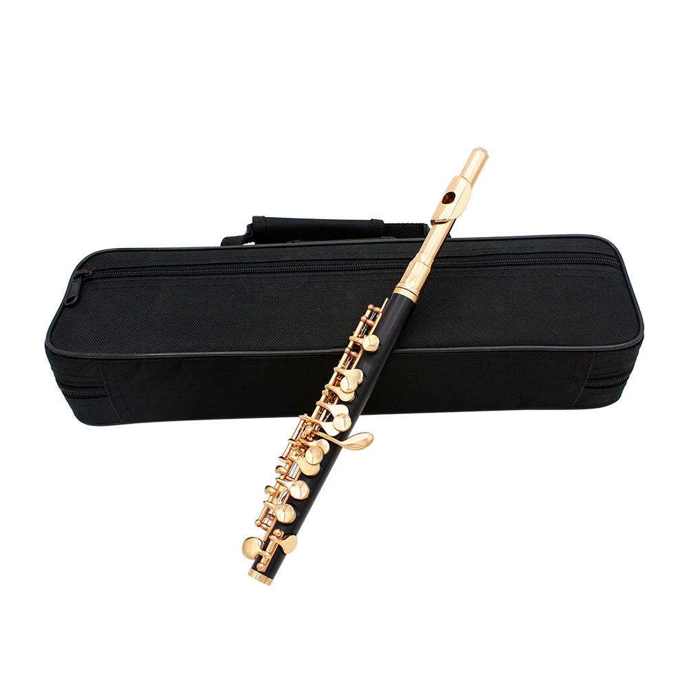Piccolo Ottavino Half-size Flute Cupronickel Silver Plated C Key Tone with Polish Cloth Cleaning Stick Padded Box
Piccolo Ottavino Half-size Flute Cupronickel Silver Plated C Key Tone with Polish Cloth Cleaning Stick Padded Box