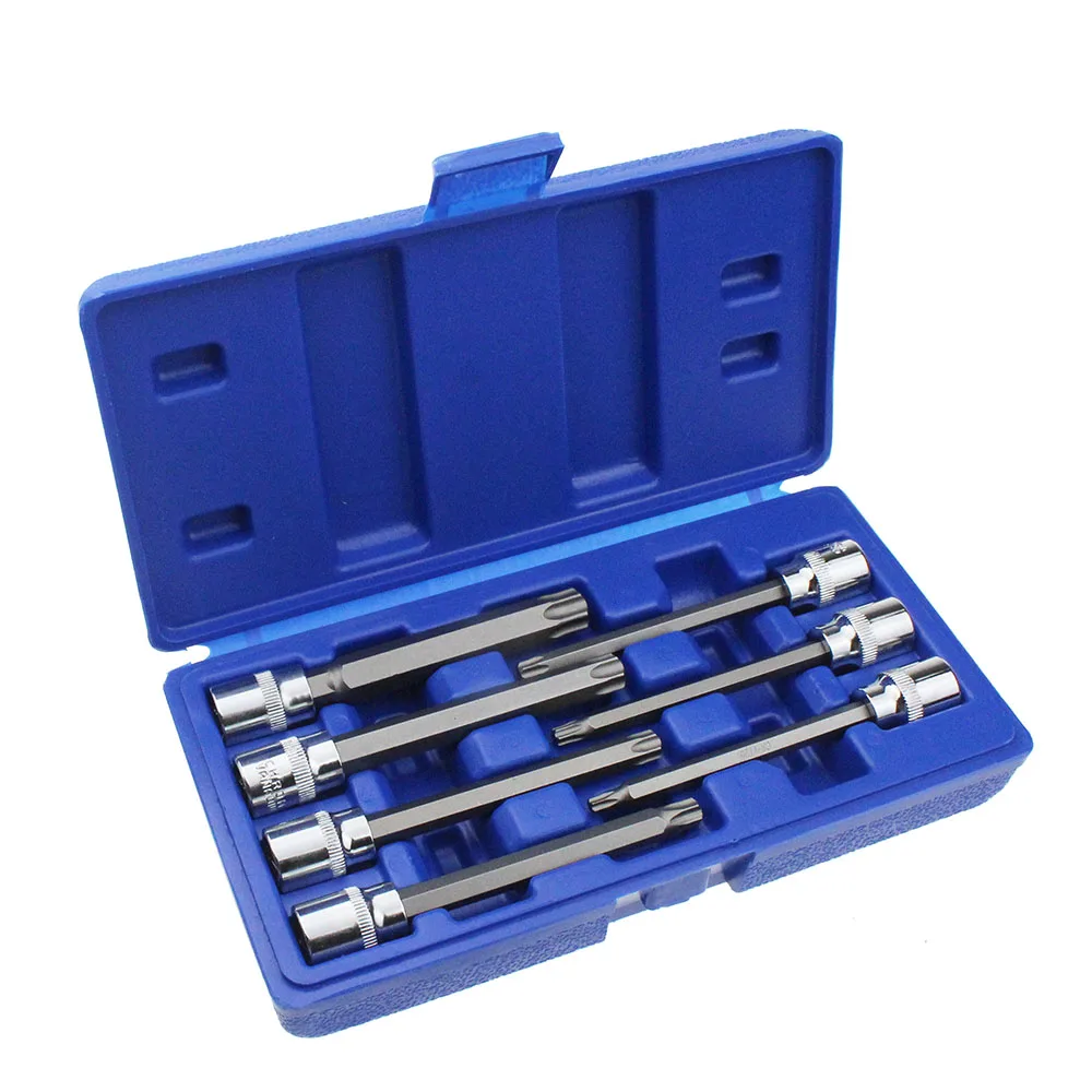 Hot Sale 3 /8 Inch 7 Piece Drive Extra Long Torx Bit Socket Nuts Set For Auto/Car Repair And Home Use
Hot Sale 3 /8 Inch 7 Piece Drive Extra Long Torx Bit Socket Nuts Set For Auto/Car Repair And Home Use