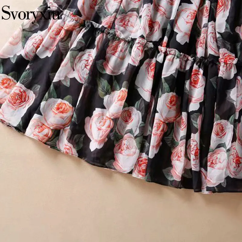 Svoryxiu Elegant Big Flower Print Beach Vacation Bohemian Maxi Dress Women's Elastic Waist Runway Long Sleeve Maxi Dresses
Svoryxiu Elegant Big Flower Print Beach Vacation Bohemian Maxi Dress Women's Elastic Waist Runway Long Sleeve Maxi Dresses