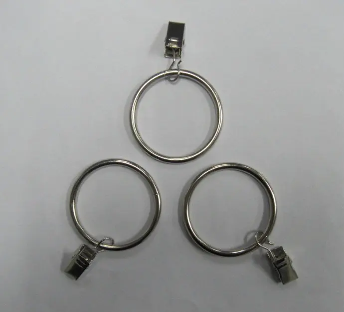 hot! steel clip curtain rings for7/8,1,1-1/8,1-1/4,1-3/8 inch dia. rods by plating nickel 50pcs/lot factory price
hot! steel clip curtain rings for7/8,1,1-1/8,1-1/4,1-3/8 inch dia. rods by plating nickel 50pcs/lot factory price