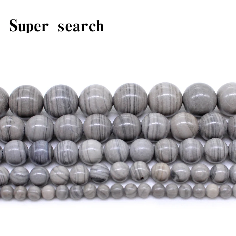 100% Natural Stone Beads Gray Wood Stripes Round Beads 4 6 8 10 12MM DIY Handmade Beads For Jewelry Bracelet Necklace Making
100% Natural Stone Beads Gray Wood Stripes Round Beads 4 6 8 10 12MM DIY Handmade Beads For Jewelry Bracelet Necklace Making