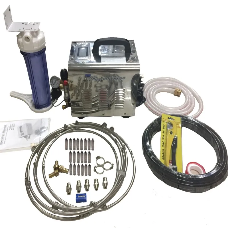 S119 Full Set of Misting Cooling System 1L Pump+5PCS Stainless Steel Fan Ring+20PCS Mist Nozzle+1PC Filter
S119 Full Set of Misting Cooling System 1L Pump+5PCS Stainless Steel Fan Ring+20PCS Mist Nozzle+1PC Filter