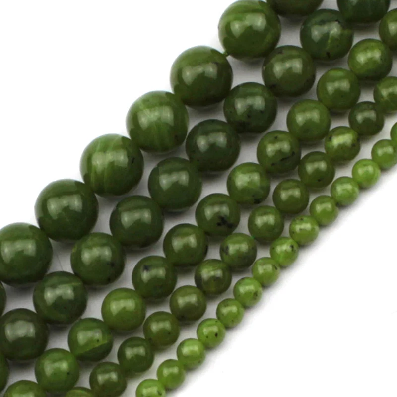 6-12mm Natural Green Canada Jades Gem Stone Beads Round DIY Loose Beads For Jewelry Making beads Accessories 15'' Women Gift
6-12mm Natural Green Canada Jades Gem Stone Beads Round DIY Loose Beads For Jewelry Making beads Accessories 15'' Women Gift