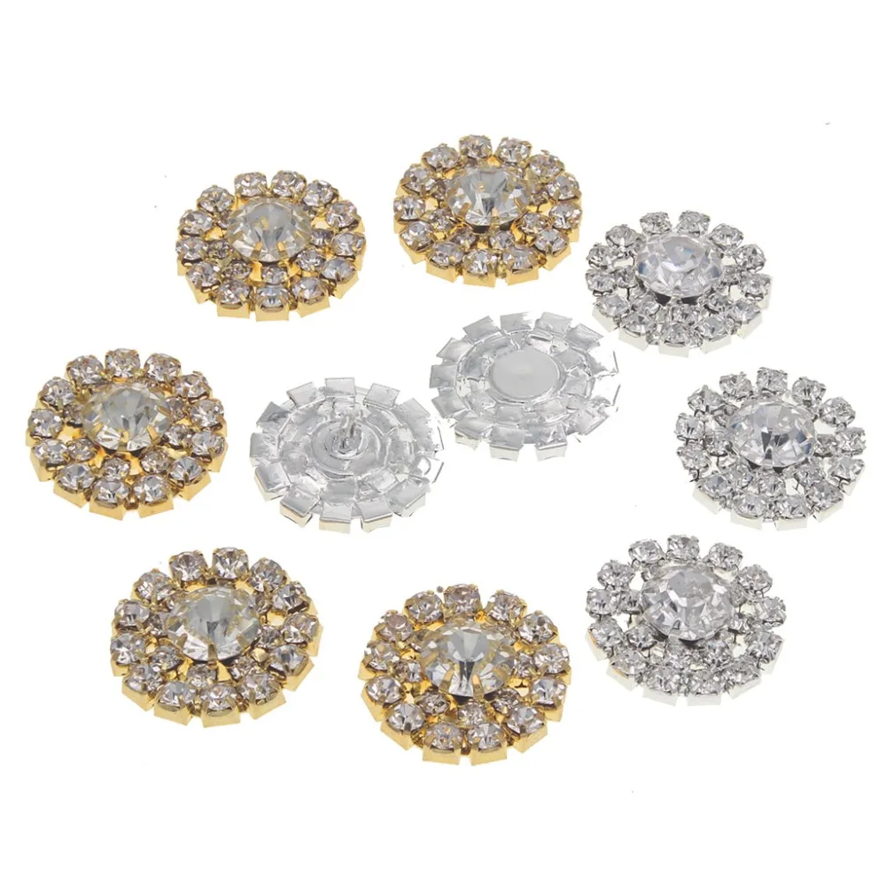 18mm Round Rhinestones Buttons Flatback Shank Button DIY Embellishment Hair Bow Interspersed Gem Decorative for Wedding Clothing
18mm Round Rhinestones Buttons Flatback Shank Button DIY Embellishment Hair Bow Interspersed Gem Decorative for Wedding Clothing