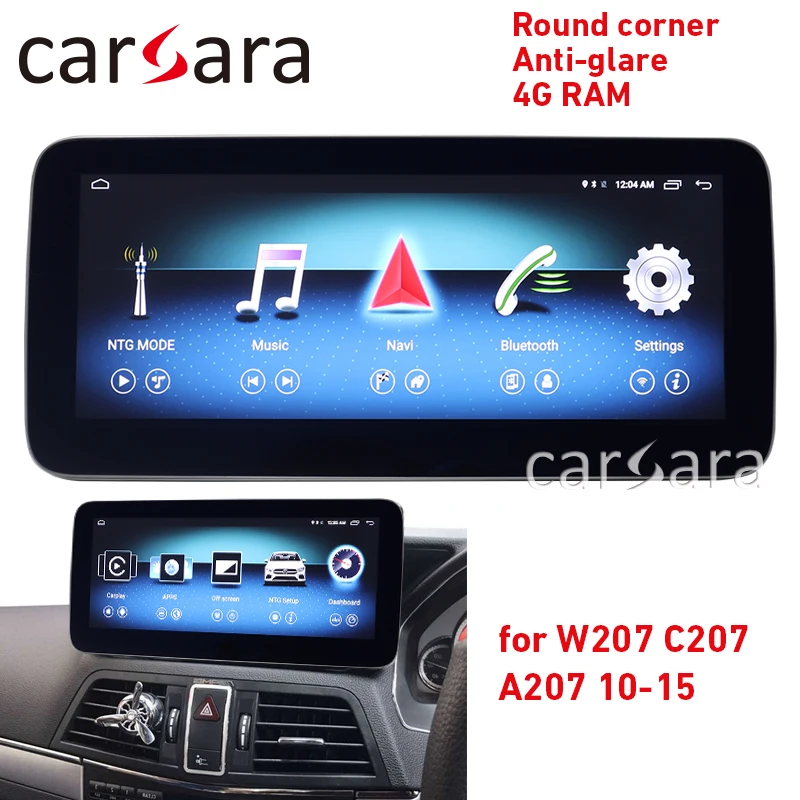 RHD W207 GPS navigation C207 headunit screen A207 multimedia player round corner anti-glare E Class coupe 10.25" stereo radio
RHD W207 GPS navigation C207 headunit screen A207 multimedia player round corner anti-glare E Class coupe 10.25" stereo radio