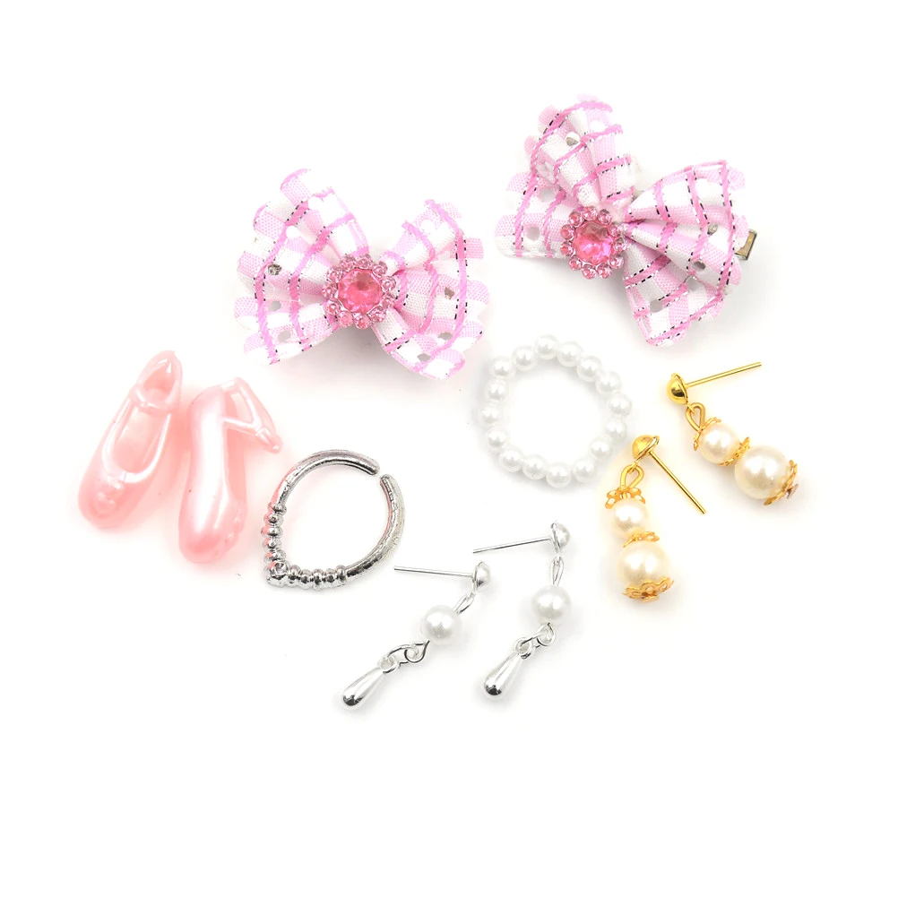 1Set of Fashion Jewelry Necklace Earring Bowknot For for Doll Party Accessories Kids Gift Accessories
1Set of Fashion Jewelry Necklace Earring Bowknot For for Doll Party Accessories Kids Gift Accessories