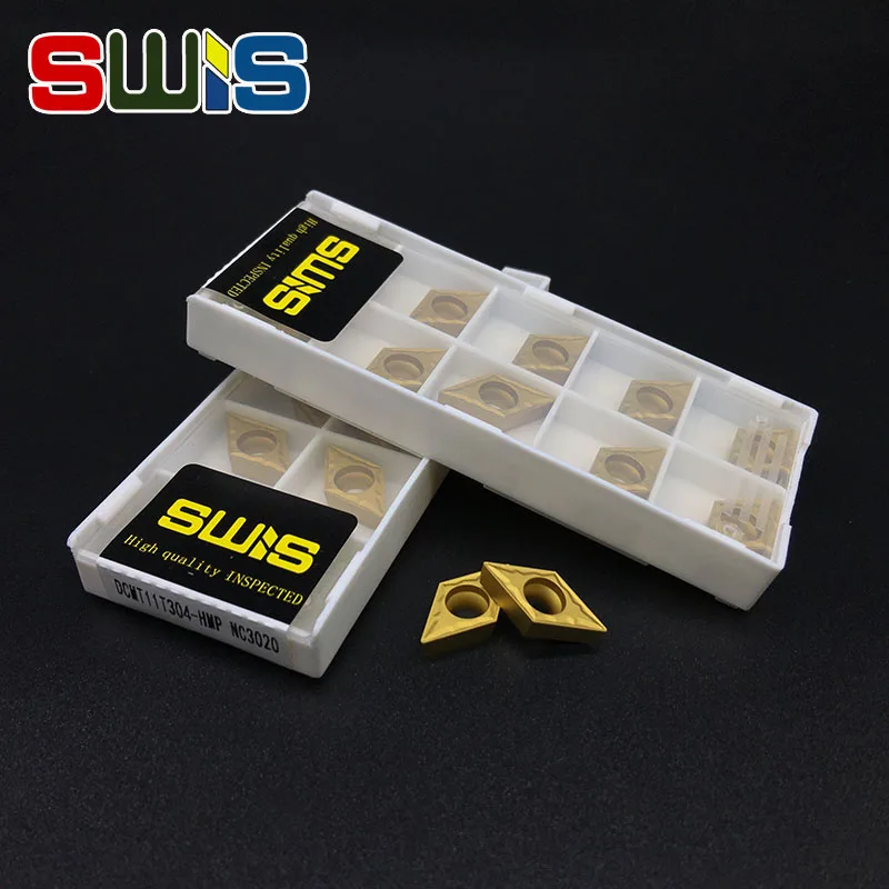swis DCMT11T304 HMP NC3020 External Turning Tools Carbide insert High quality Lathe cutter Tool Tokarnyy turning insert
swis DCMT11T304 HMP NC3020 External Turning Tools Carbide insert High quality Lathe cutter Tool Tokarnyy turning insert