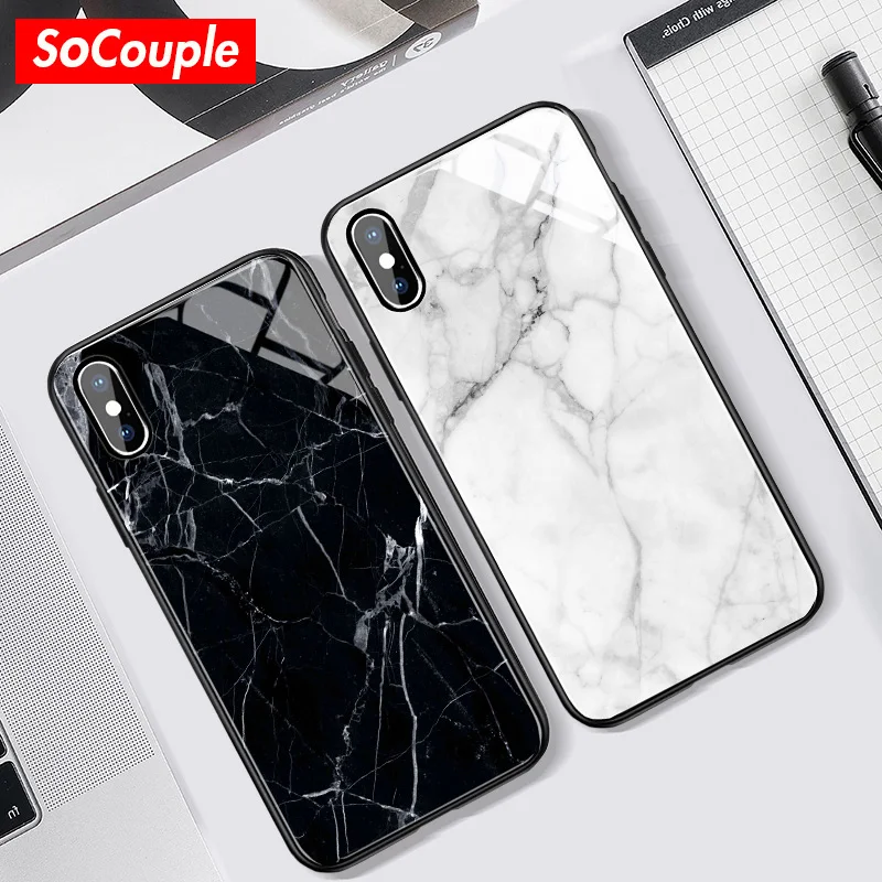 SoCouple Tempered Glass Phone Case For iphone 11 Pro X Xs max XR SE 12 Marble Phone Case For iphone 7 8 6 6s plus Back Cover
SoCouple Tempered Glass Phone Case For iphone 11 Pro X Xs max XR SE 12 Marble Phone Case For iphone 7 8 6 6s plus Back Cover