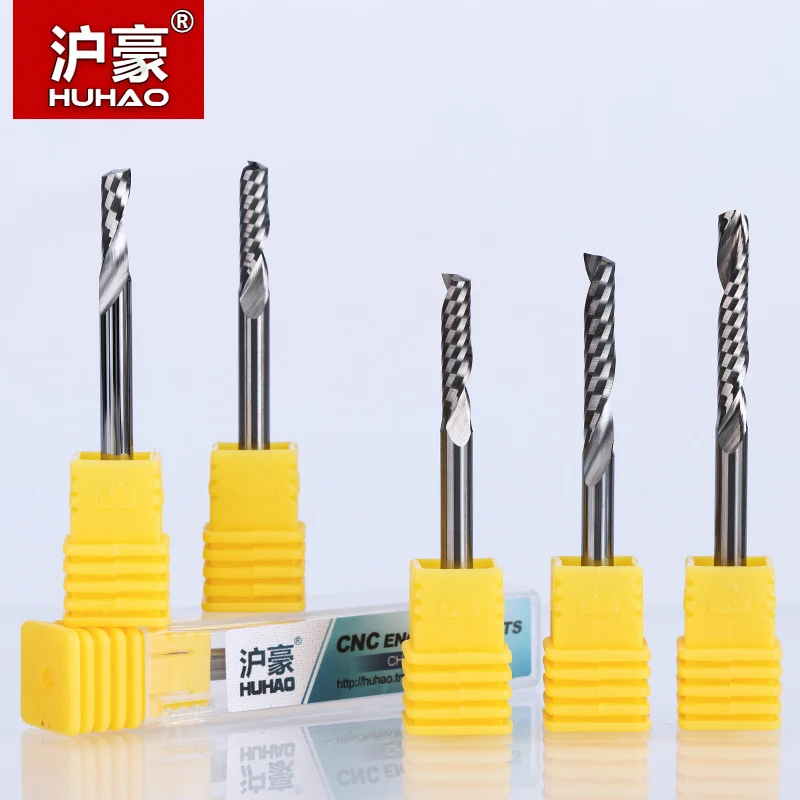 HUHAO 1PC CNC End Mill Shank 4mm One Flute Spiral Cutter Tugster Steel Router Bit For MDF Carbide Milling Cutter For Wood
HUHAO 1PC CNC End Mill Shank 4mm One Flute Spiral Cutter Tugster Steel Router Bit For MDF Carbide Milling Cutter For Wood