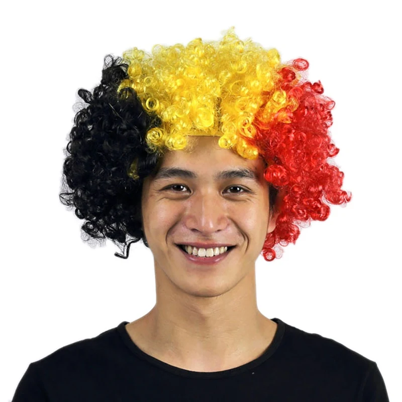 Russia Soccer World Cup Football Fans Wig National Flag Color Cap World Cup Cheerleading Party Carnival Day Wigs
Russia Soccer World Cup Football Fans Wig National Flag Color Cap World Cup Cheerleading Party Carnival Day Wigs