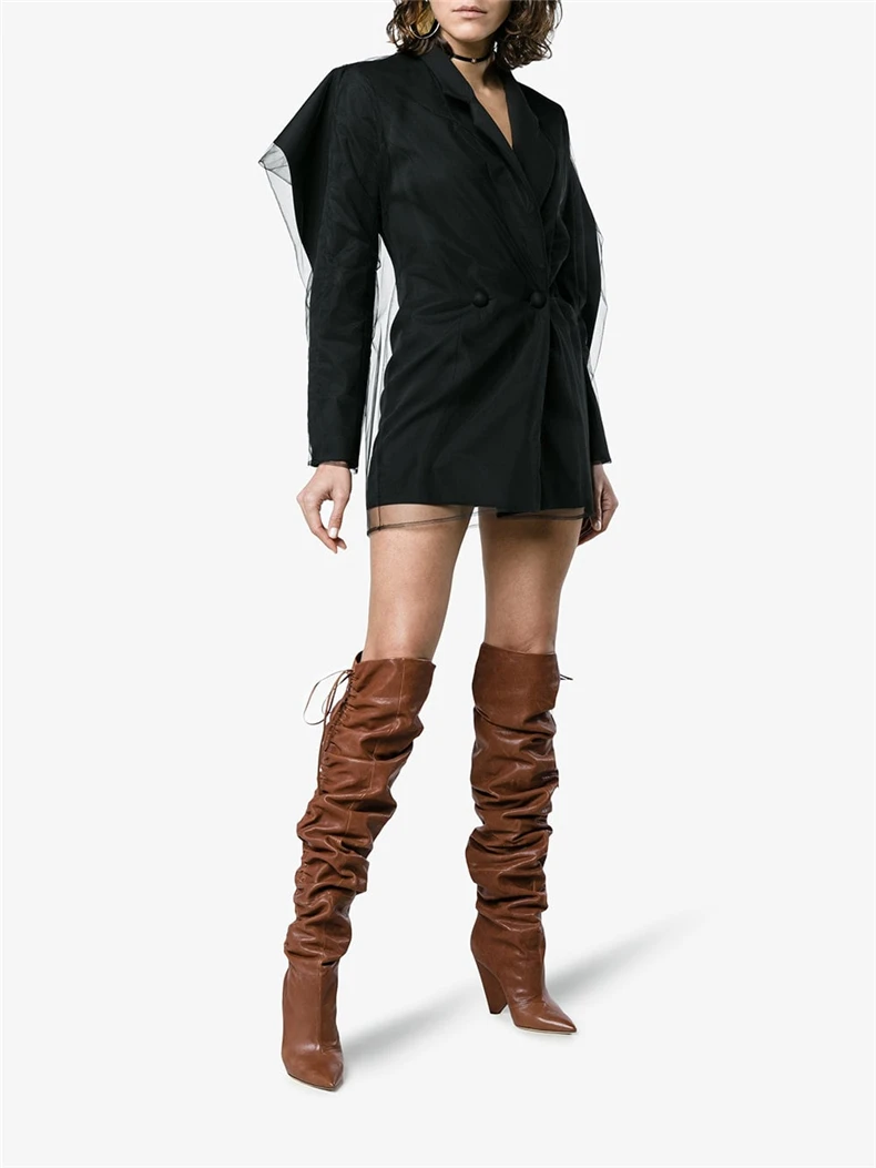 2019 Summer Newest Over the Knee High Heel Boots Woman Sexy Pointed Toe Spike Heels Thigh High Shoe Pleated Leather Boots
2019 Summer Newest Over the Knee High Heel Boots Woman Sexy Pointed Toe Spike Heels Thigh High Shoe Pleated Leather Boots