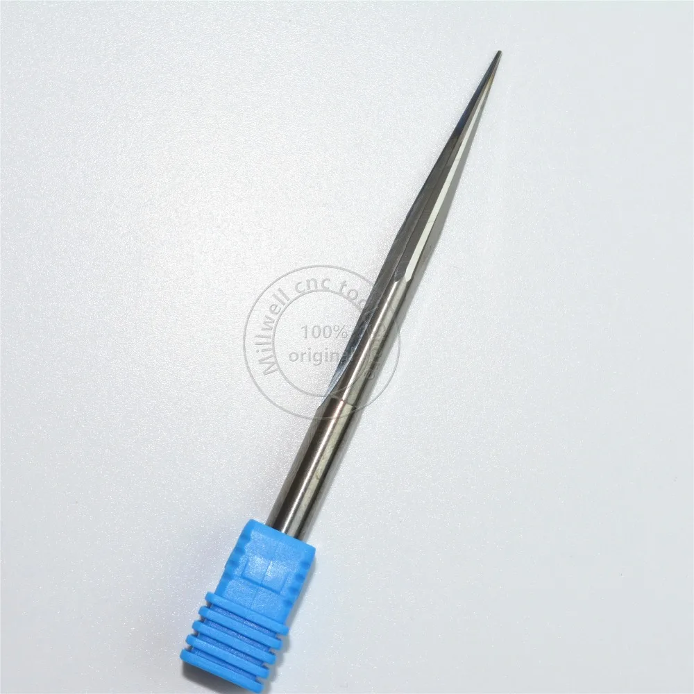 6 мм * 10degree R0.25 100L ЧПУ твердосплавный концевое сверло для дерева