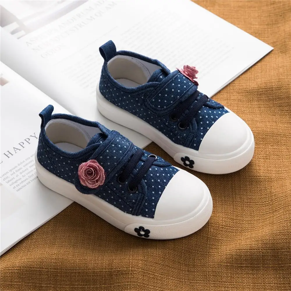 Kids Children's Dot Print Flower Design Sports Shoes Girls Canvas Shoes Casual Sneakers
Kids Children's Dot Print Flower Design Sports Shoes Girls Canvas Shoes Casual Sneakers