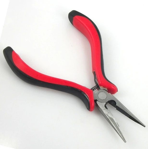 Fashion Red & Black Repair Beading Fine Point Tip Long Flat Needle Nose Plier Jewelry Tool Accessories Handmade Gifts P2005
Fashion Red & Black Repair Beading Fine Point Tip Long Flat Needle Nose Plier Jewelry Tool Accessories Handmade Gifts P2005