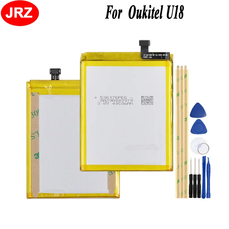 JRZ для телефона Oukitel U18 батарея 4050mAh Высокая емкость 3,8 V Высокое качество Замена батареи + Инструменты
JRZ для телефона Oukitel U18 батарея 4050mAh Высокая емкость 3,8 V Высокое качество Замена батареи + Инструменты