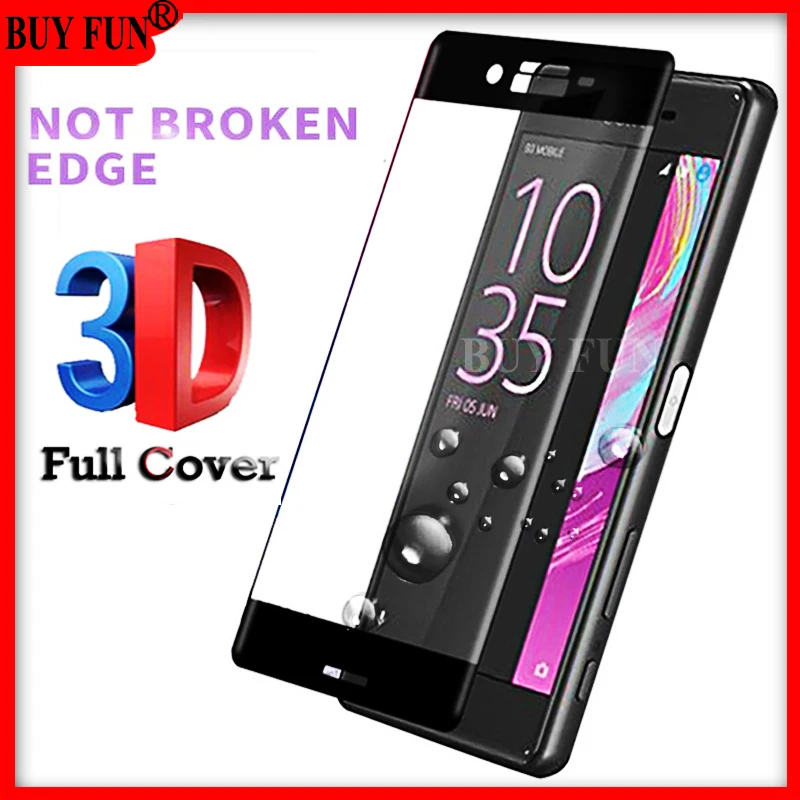 Защитное стекло для Sony Xperia XA F3112 изогнутая поверхность 3D полное покрытие X A F3111