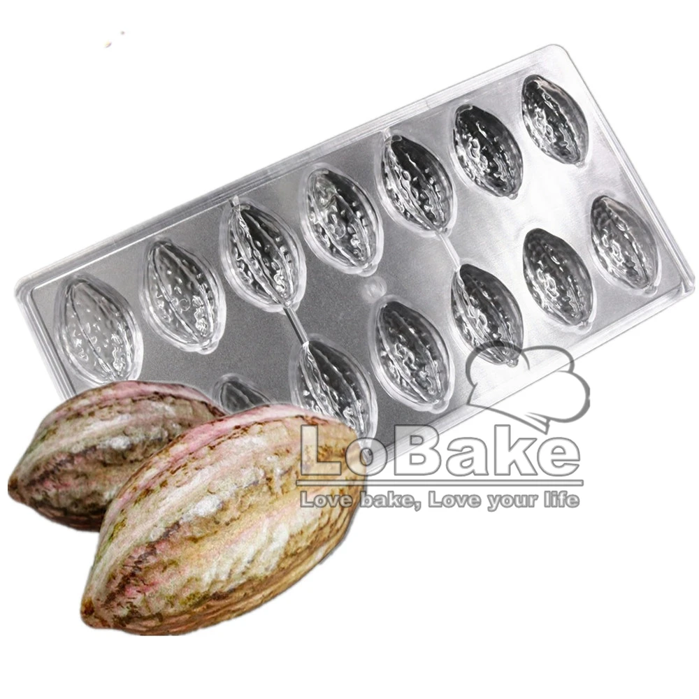 Latest 14 cavities cocoa fruit nut shape polycarbonate chocolate mold ice tray candy mould jelly pudding molds DIY bakery
Latest 14 cavities cocoa fruit nut shape polycarbonate chocolate mold ice tray candy mould jelly pudding molds DIY bakery