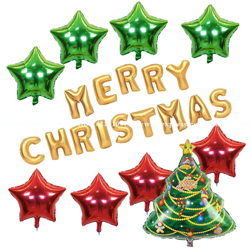 23pcs/lot Merry Christmas Letters Foil Balloons Inflatable Christmas Tree Air Balls Xmas Decorations Christmas Party Supplies
23pcs/lot Merry Christmas Letters Foil Balloons Inflatable Christmas Tree Air Balls Xmas Decorations Christmas Party Supplies
