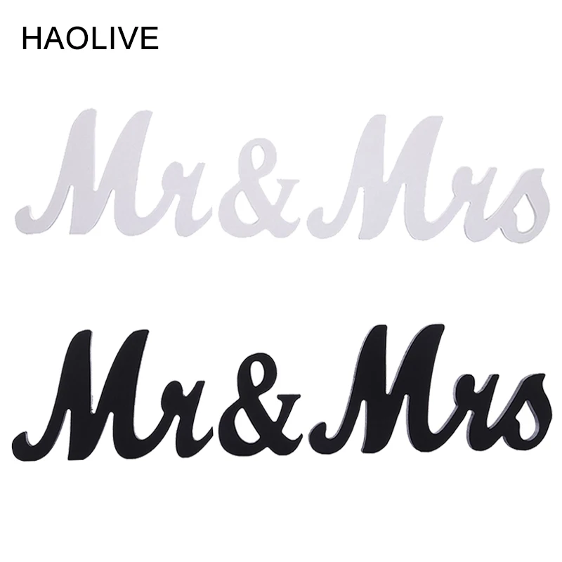 HAOLIVE Wooden MR & MRS Wedding Shiny Silver Letters DIY Party Ornaments Wedding Table Crafts For Wedding Party Anniversary
HAOLIVE Wooden MR & MRS Wedding Shiny Silver Letters DIY Party Ornaments Wedding Table Crafts For Wedding Party Anniversary