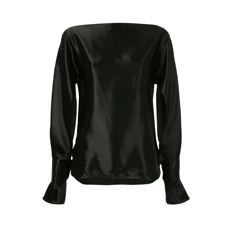 AEL Slash Neck Shirt Split Sleeve Solid Loose Plus Size Blouse Slim Fashion Hight Quality Elegant Casual Black Shirt2019 Spring
AEL Slash Neck Shirt Split Sleeve Solid Loose Plus Size Blouse Slim Fashion Hight Quality Elegant Casual Black Shirt2019 Spring
