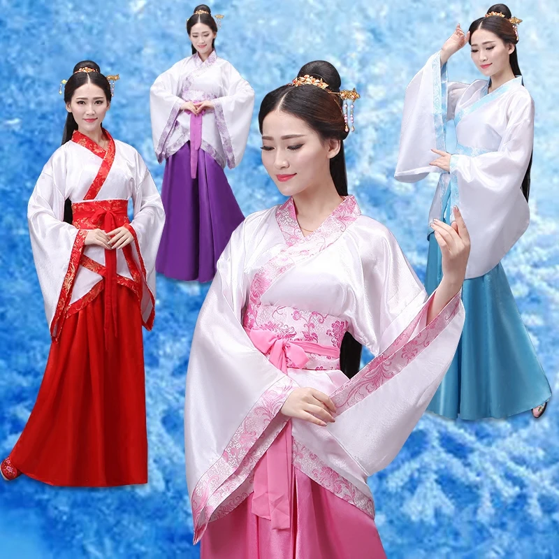 Hanfu National Ancient Chinese Costume Women Cosplay Traditional Chinese Dance Costumes Lady China Clothing Stage Dress DN2126
Hanfu National Ancient Chinese Costume Women Cosplay Traditional Chinese Dance Costumes Lady China Clothing Stage Dress DN2126