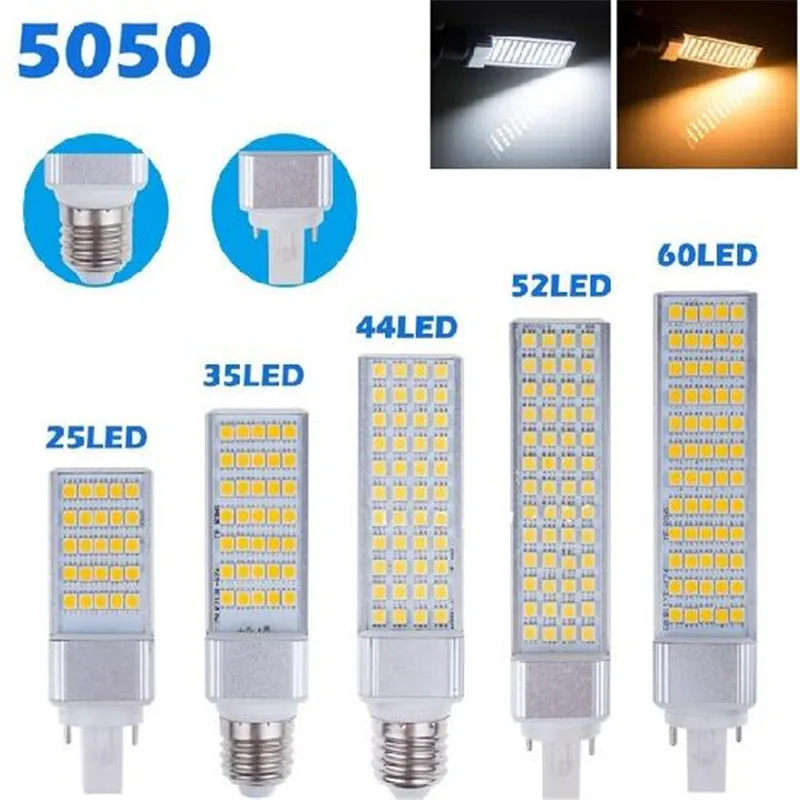 G24 LED Bulb Light E27 LED Light Bombillas Bulb 5W 7W 10W 11W 13W AC85-265V G24 LED Horizontal Plug Light Lighting Bulb
G24 LED Bulb Light E27 LED Light Bombillas Bulb 5W 7W 10W 11W 13W AC85-265V G24 LED Horizontal Plug Light Lighting Bulb