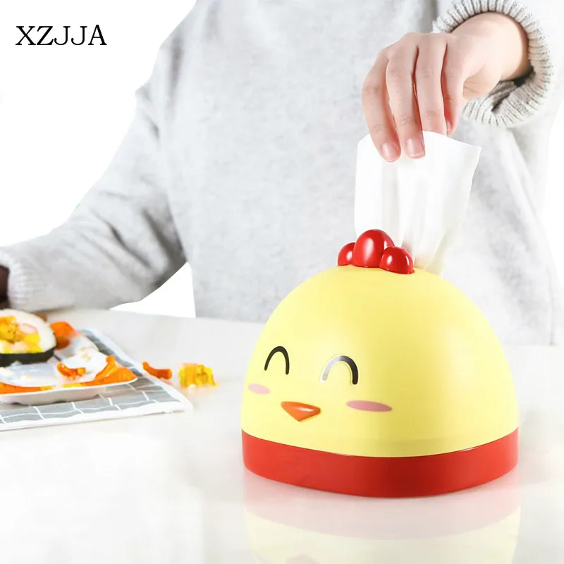 XZJJA Creativity Cartoon Chicken Tissue Storage Box Decorate Paper Towel Storage Box Portable Home kitchen Restaurant Supplies
XZJJA Creativity Cartoon Chicken Tissue Storage Box Decorate Paper Towel Storage Box Portable Home kitchen Restaurant Supplies
