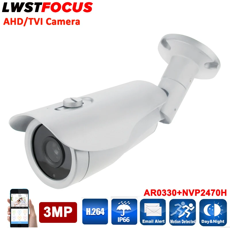 Супер высоким разрешением 2048*1536 2 в 1/AHD/TVI Камера открытый 3mp CCTV AHD безопасности с 3.6