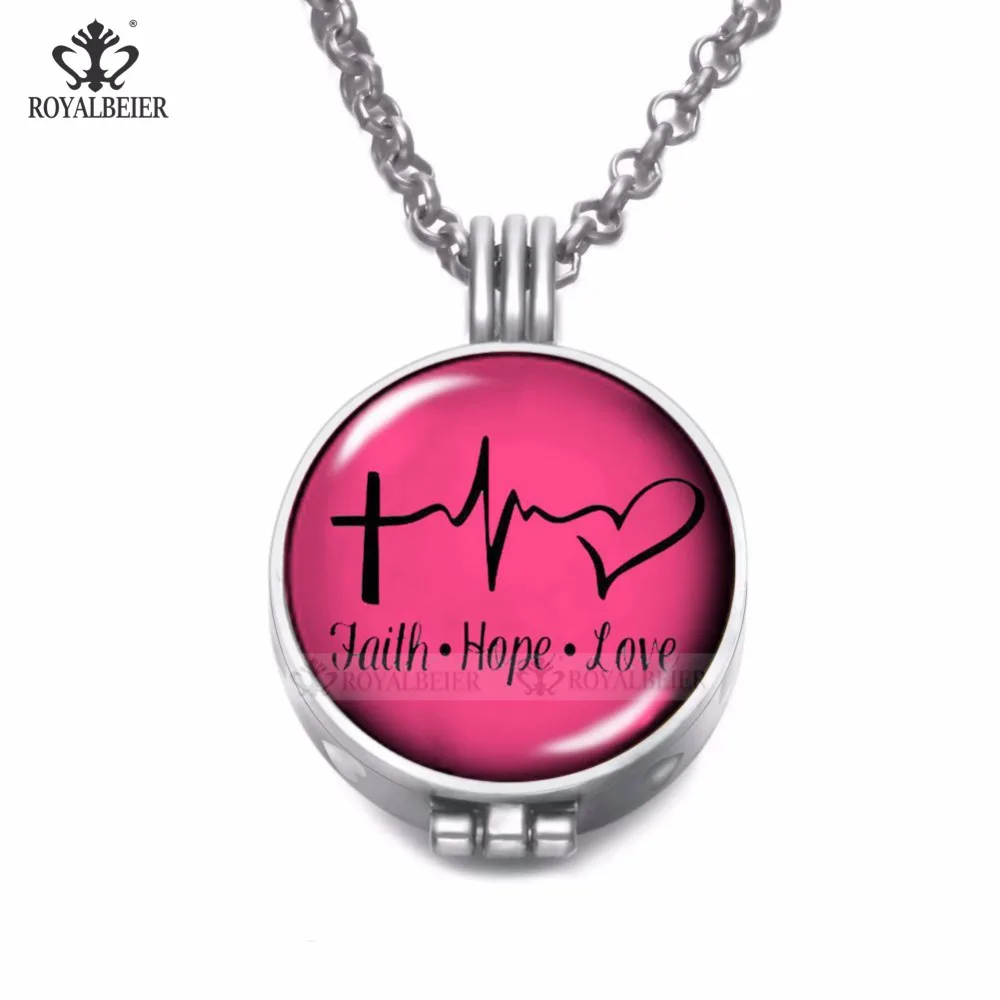 RoyalBeier 1pcs The Love Theme Perfume Aroma Essential Oil Diffusion Pendant Necklace 25mm Glass Charm Chain 65cm
RoyalBeier 1pcs The Love Theme Perfume Aroma Essential Oil Diffusion Pendant Necklace 25mm Glass Charm Chain 65cm