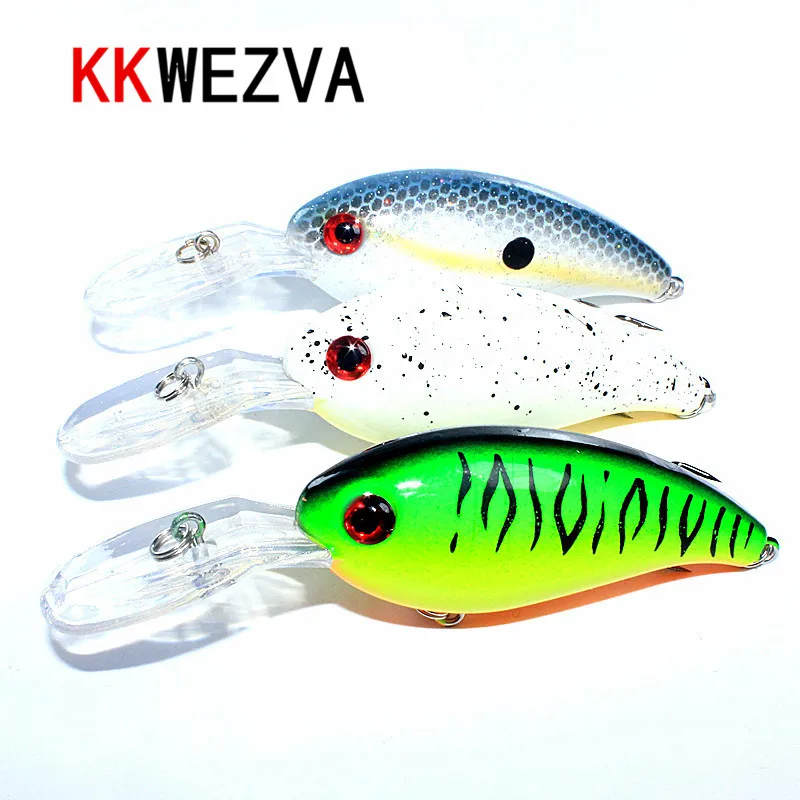 Kkwezva3pcs бренд реалистичные плавающей Рыбалка приманки 10 см 15 г PESCA Крючки рыбы
