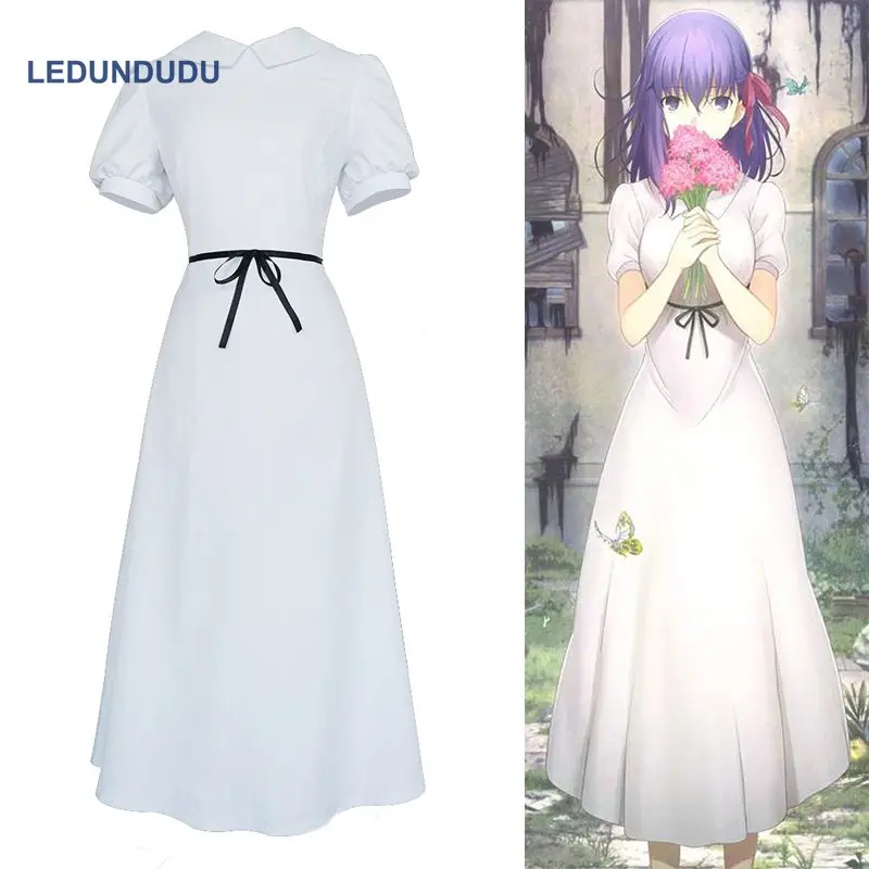 Игра Fate/stay night Saber Heaven's Feel Matou платье с Сакурой для женщин косплей для модной вечеринки костюмы на Хэллоуин
Игра Fate/stay night Saber Heaven's Feel Matou платье с Сакурой для женщин косплей для модной вечеринки костюмы на Хэллоуин